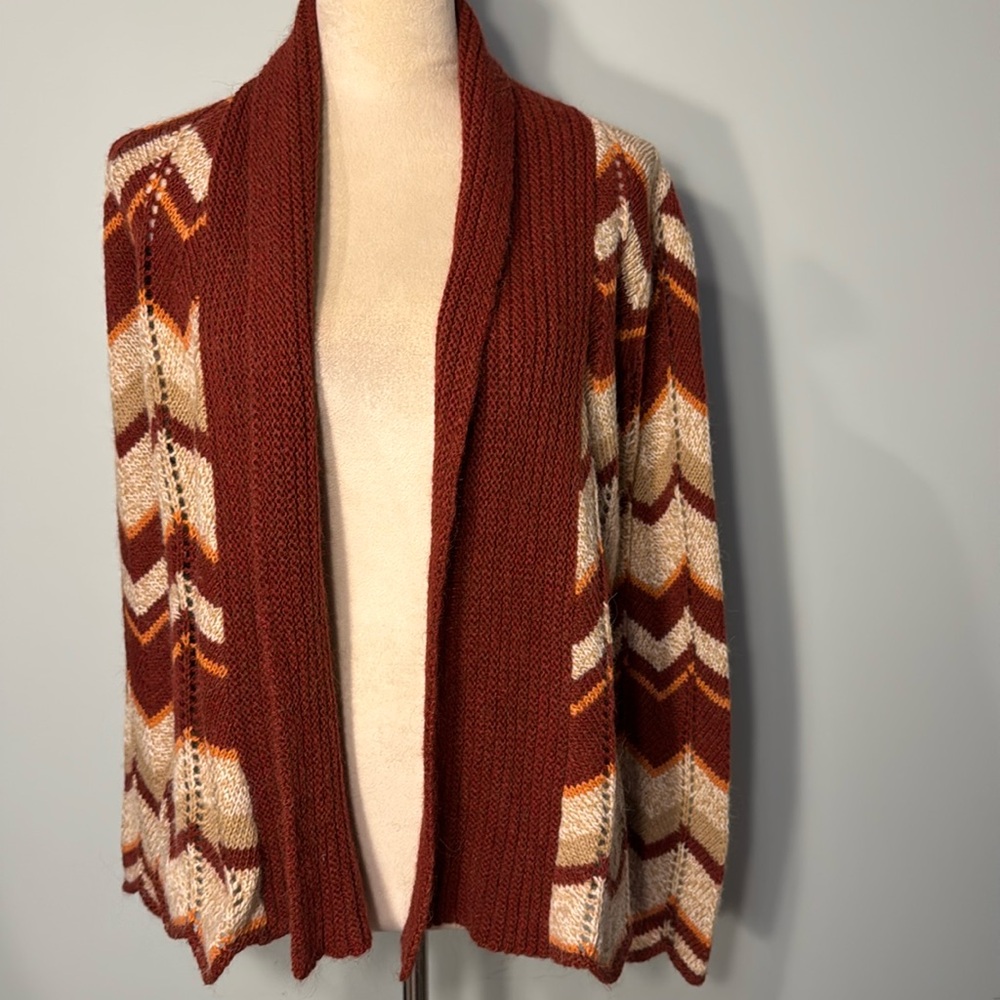 Lineamaglia Made in Italy wool alpaca blend cardigan Size S